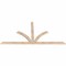 Ekena Millwork Richland Smooth Timber Gable Bracket, Douglas Fir, 84"W x 42"H x 1 1/2"D x 3 1/2"F, 12/12 Pitch GBW084X42X0204RIC00SDF - alternate 4